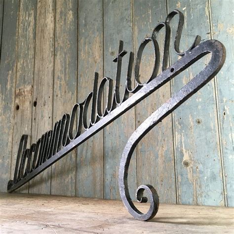 vintage metal house signs|metal house signs made to order.